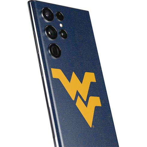 West Virginia University Basketball Galaxy S22 Ultra Skin