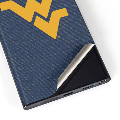 West Virginia University Basketball Galaxy S22 Ultra Skin
