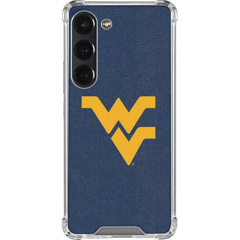 West Virginia University Basketball Galaxy S23 Clear Case