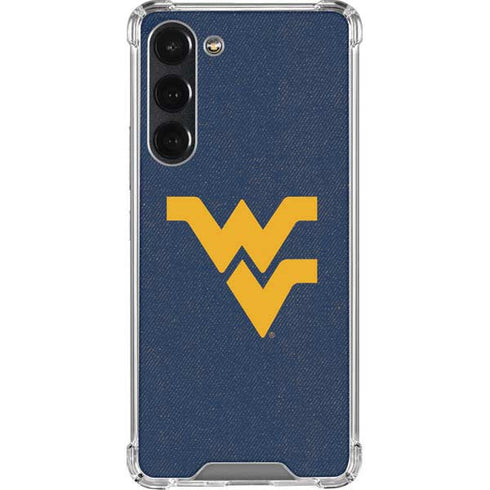 West Virginia University Basketball Galaxy S23 Plus Clear Case