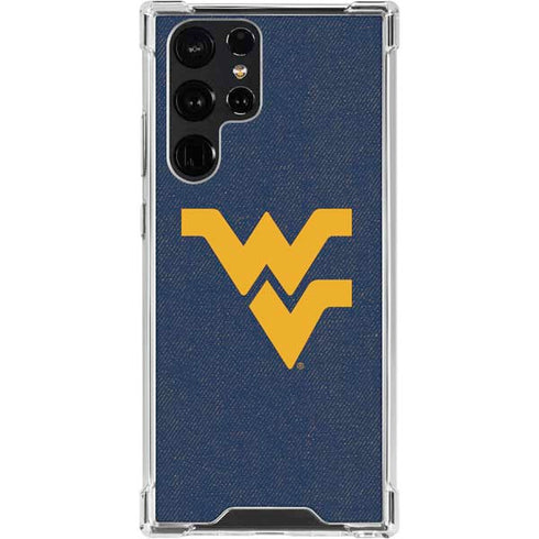 West Virginia University Basketball Galaxy S24 Ultra Clear Case