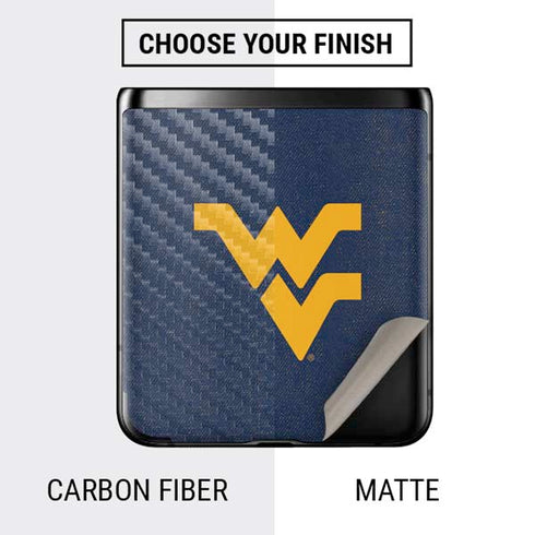 West Virginia University Basketball Galaxy Z Flip Skin