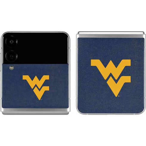 West Virginia University Basketball Galaxy Z Flip4 5G Skin