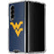 West Virginia University Basketball Galaxy Z Fold4 5G Clear Case