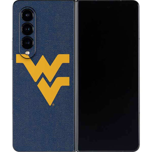 West Virginia University Basketball Galaxy Z Fold4 5G Skin