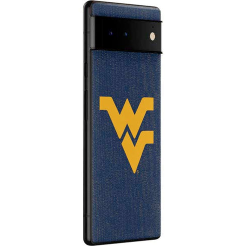 West Virginia University Basketball Google Pixel 6 Skin