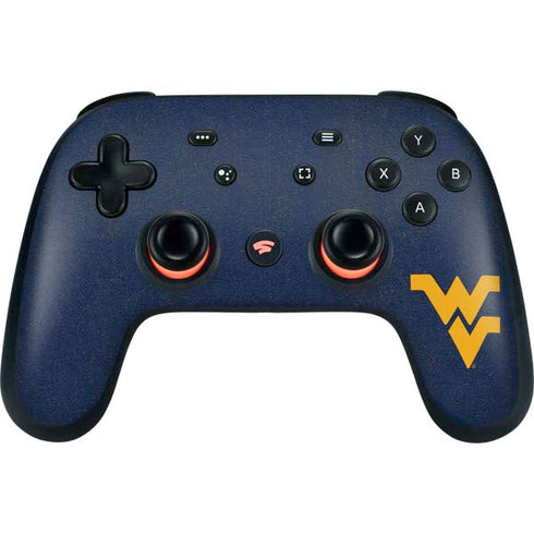 West Virginia University Basketball Google Stadia Controller Skin
