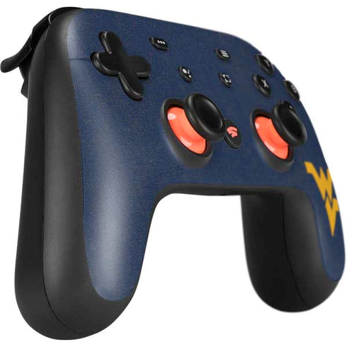 West Virginia University Basketball Google Stadia Controller Skin