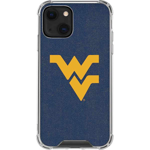 West Virginia University Basketball iPhone 13 Mini Clear Case