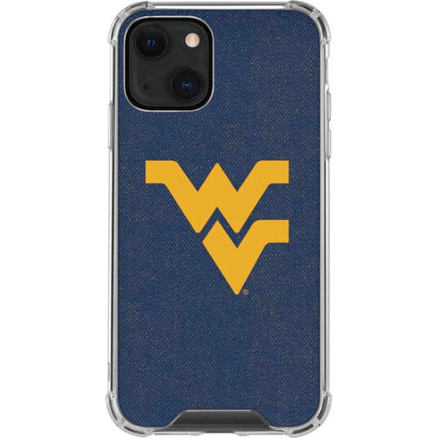 West Virginia University Basketball iPhone 14 Plus Clear Case