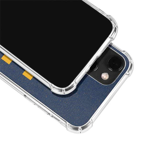 West Virginia University Basketball iPhone 14 Plus Clear Case