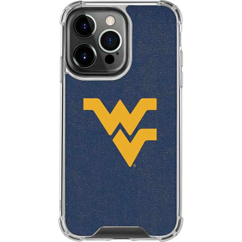 West Virginia University Basketball iPhone 14 Pro Clear Case