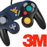 West Virginia University Basketball Nintendo GameCube Controller Skin