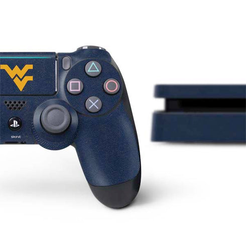 West Virginia University Basketball PS4 Slim Bundle Skin