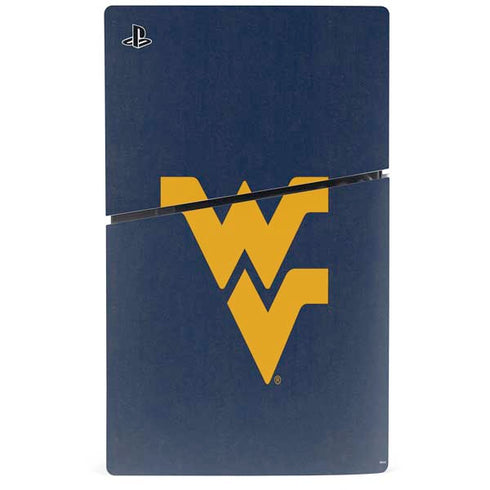 West Virginia University Basketball PS5 Slim Digital Edition Console Skin