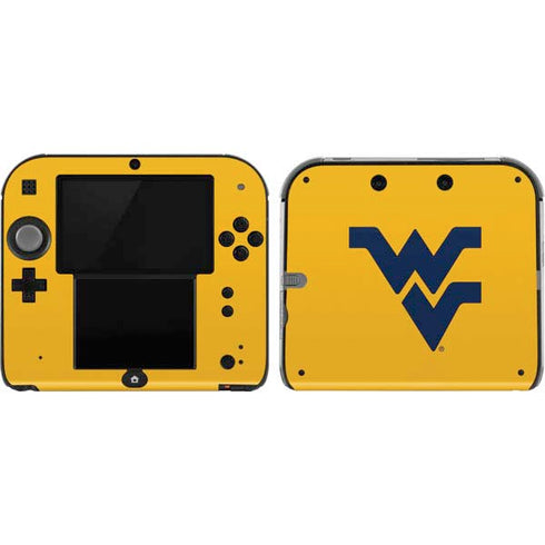 West Virginia University Yellow Background Nintendo 2DS Skin