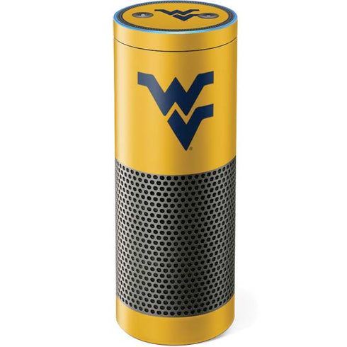 West Virginia University Yellow Background Amazon Echo Skin
