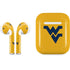 West Virginia University Yellow Background Apple AirPods Skin