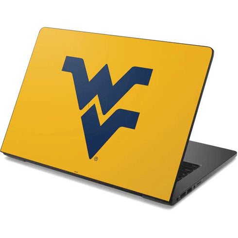 West Virginia University Yellow Background Dell Chromebook Skin