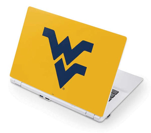 West Virginia University Yellow Background Acer Chromebook Skin