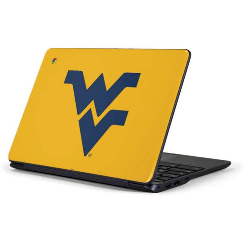West Virginia University Yellow Background Samsung Chromebook Skin