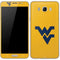 West Virginia University Yellow Background Galaxy J7 Skin
