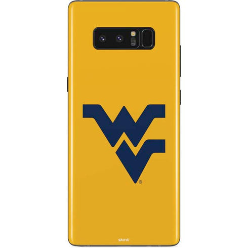 West Virginia University Yellow Background Galaxy Note 8 Skin