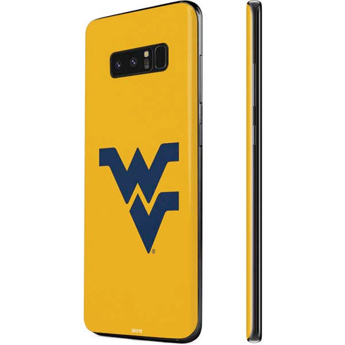 West Virginia University Yellow Background Galaxy Note 8 Skin