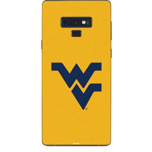 West Virginia University Yellow Background Galaxy Note 9 Skin