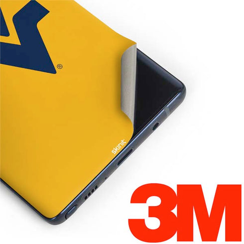 West Virginia University Yellow Background Galaxy Note 9 Skin