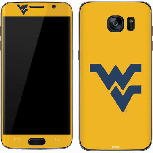 West Virginia University Yellow Background Galaxy S7 Skin