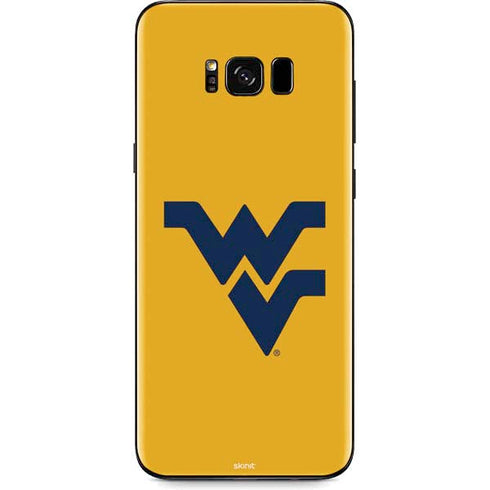 West Virginia University Yellow Background Galaxy S8 Plus Skin