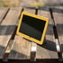 West Virginia University Yellow Background Google Home Hub Skin
