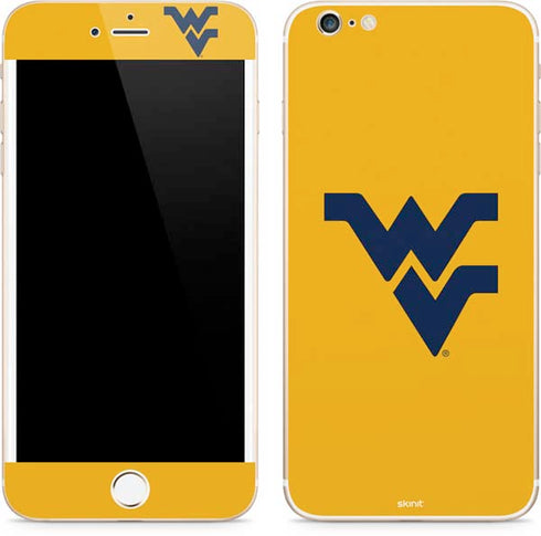 West Virginia University Yellow Background iPhone 6/6s Plus Skin