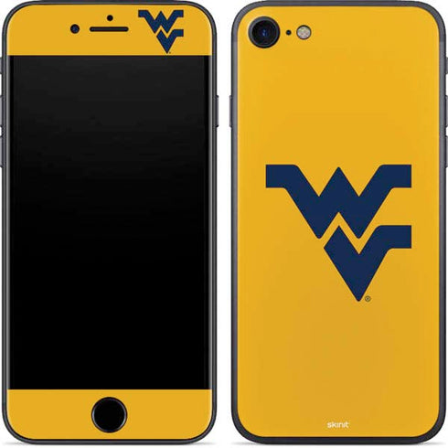 West Virginia University Yellow Background iPhone 7 Skin