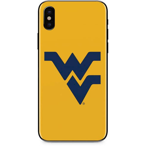 West Virginia University Yellow Background iPhone XS Max Skin