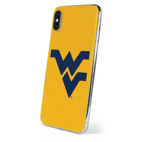 West Virginia University Yellow Background iPhone XS Max Skin