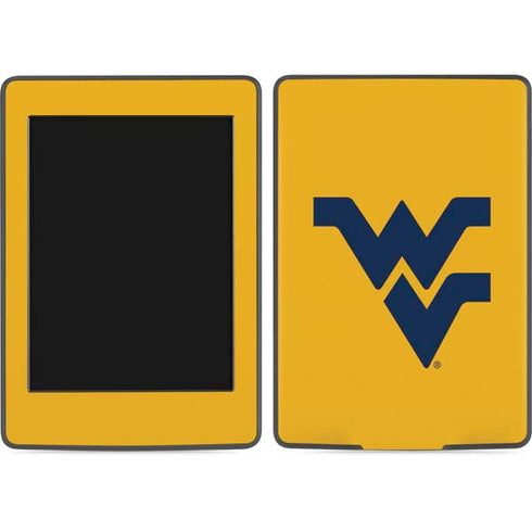 West Virginia University Yellow Background Amazon Kindle Skin