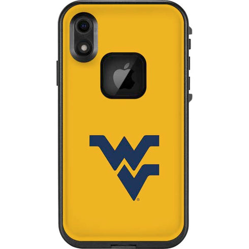 West Virginia University Yellow Background LifeProof Fre iPhone Skin