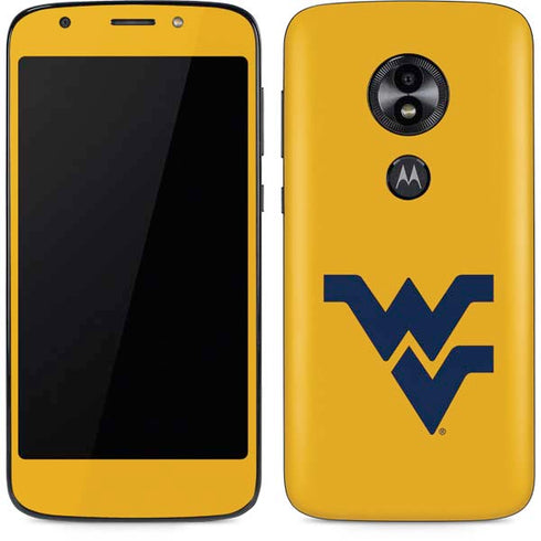 West Virginia University Yellow Background Moto E5 Play Skin