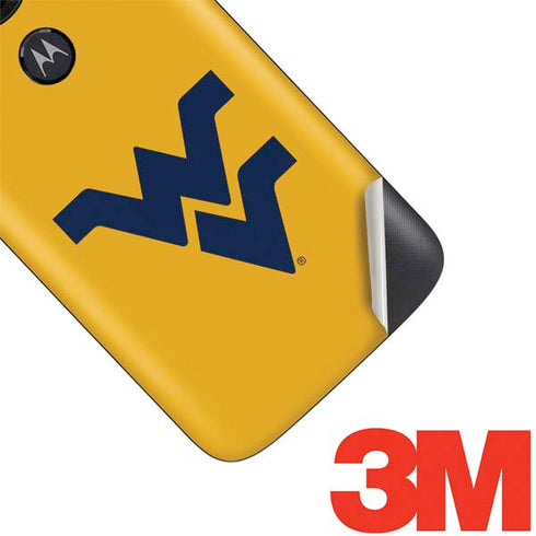 West Virginia University Yellow Background Moto E5 Play Skin