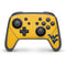 West Virginia University Yellow Background Nintendo Switch Pro Controller Skin