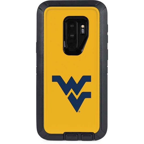 West Virginia University Yellow Background Otterbox Defender Galaxy Skin