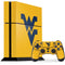West Virginia University Yellow Background PS4 Console and Controller Bundle Skin