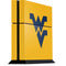 West Virginia University Yellow Background PS4 Console Skin
