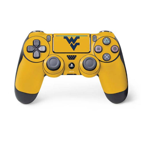 West Virginia University Yellow Background PS4 Pro/Slim Controller Skin