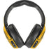 West Virginia University Yellow Background Skullcandy Venue Skin