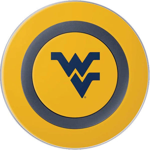 West Virginia University Yellow Background Wireless Charger Skin