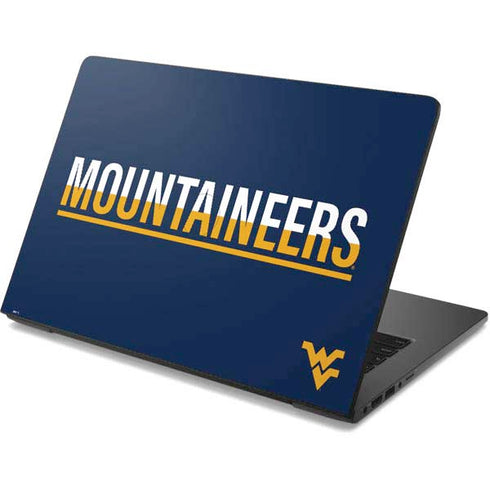 West Virginia University Blue Wood Floor Dell Chromebook Skin