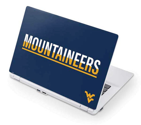 West Virginia University Blue Wood Floor Acer Chromebook Skin